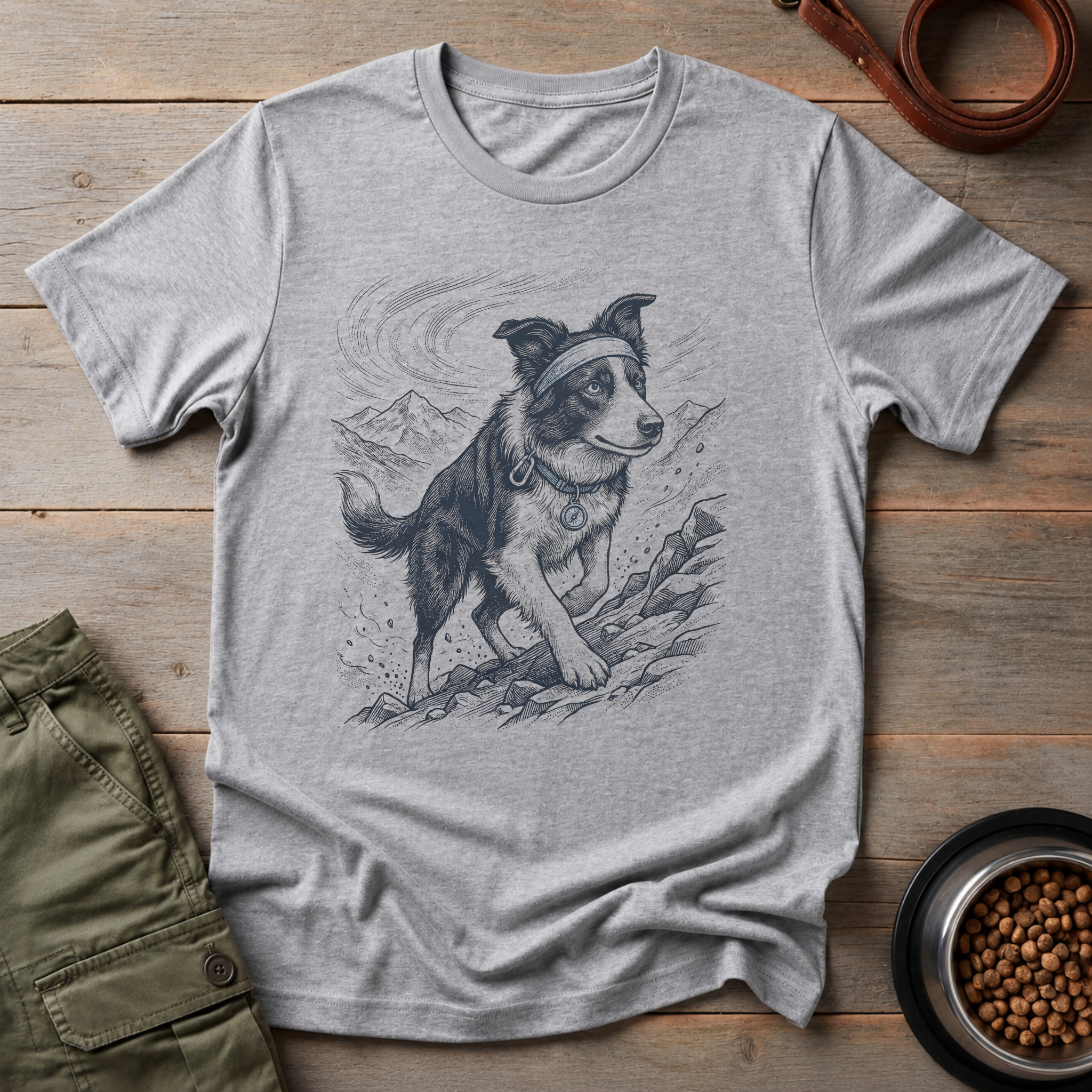 Border Collie The Summit Chaser Tee