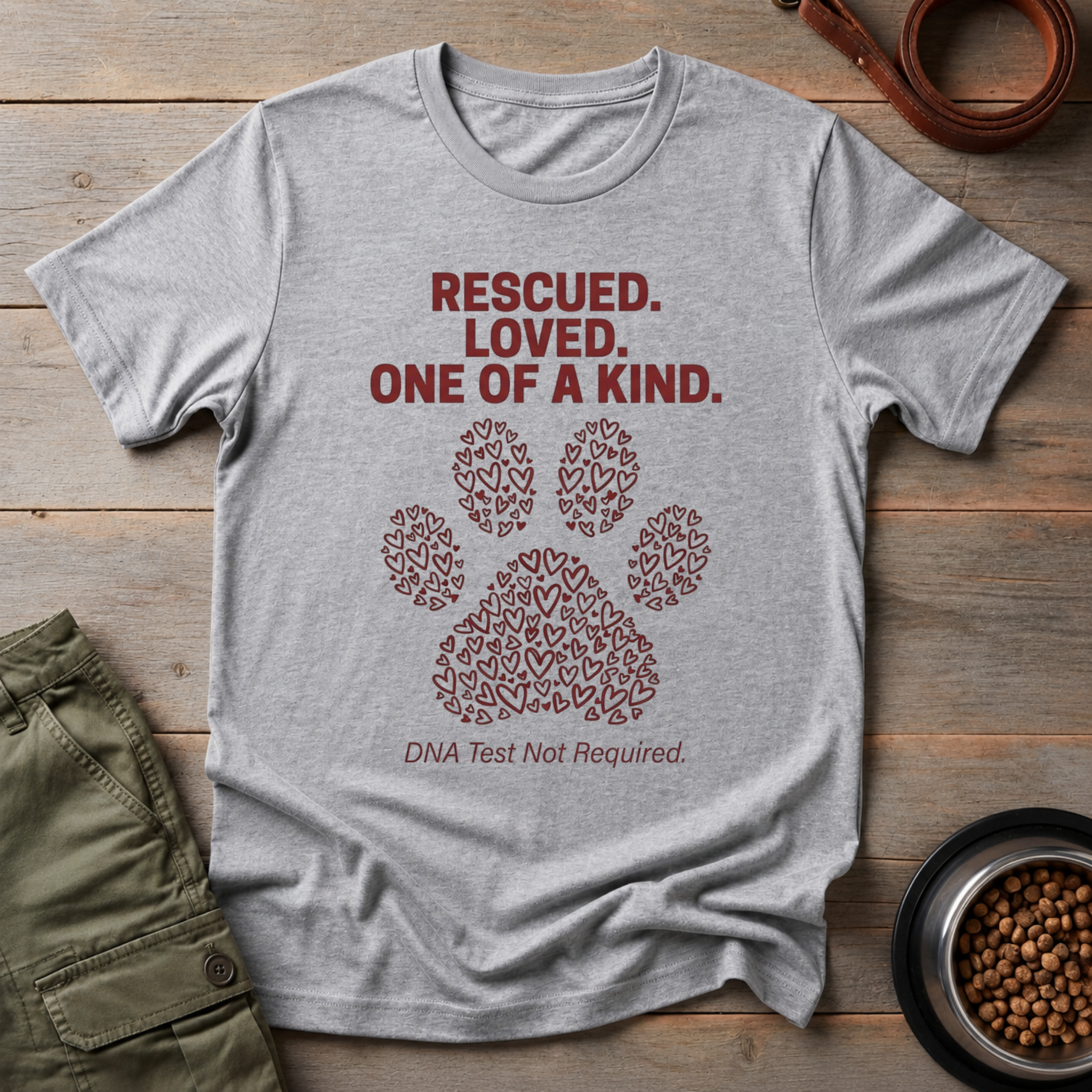 Rescued Loved One Of A Kind Tee