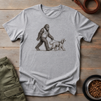 Bigfoot Walking Afghan Hound Tee
