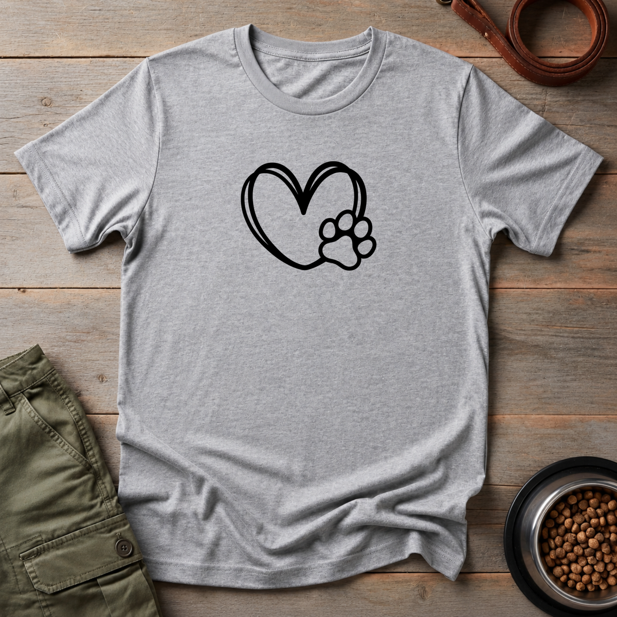 Paw Heart Love Tee