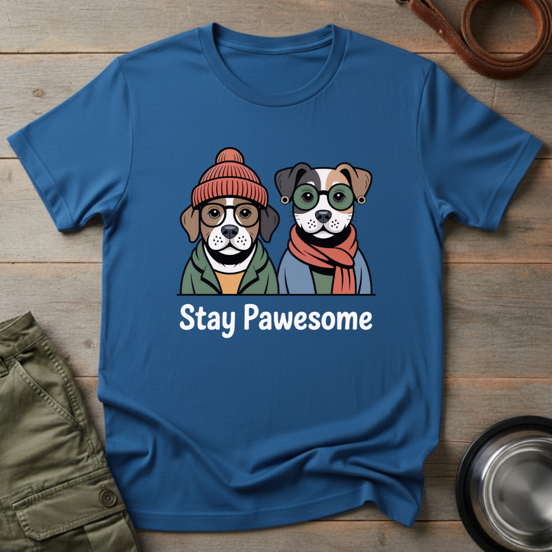 Stay Pawesome Pups Tee