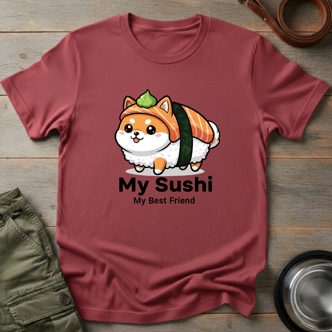 Sushi Pup Bestie Tee