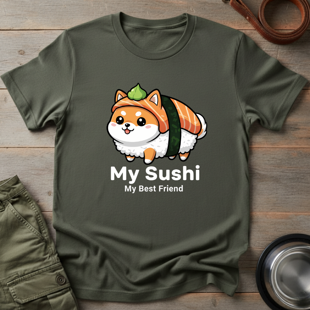 Sushi Pup Bestie Tee