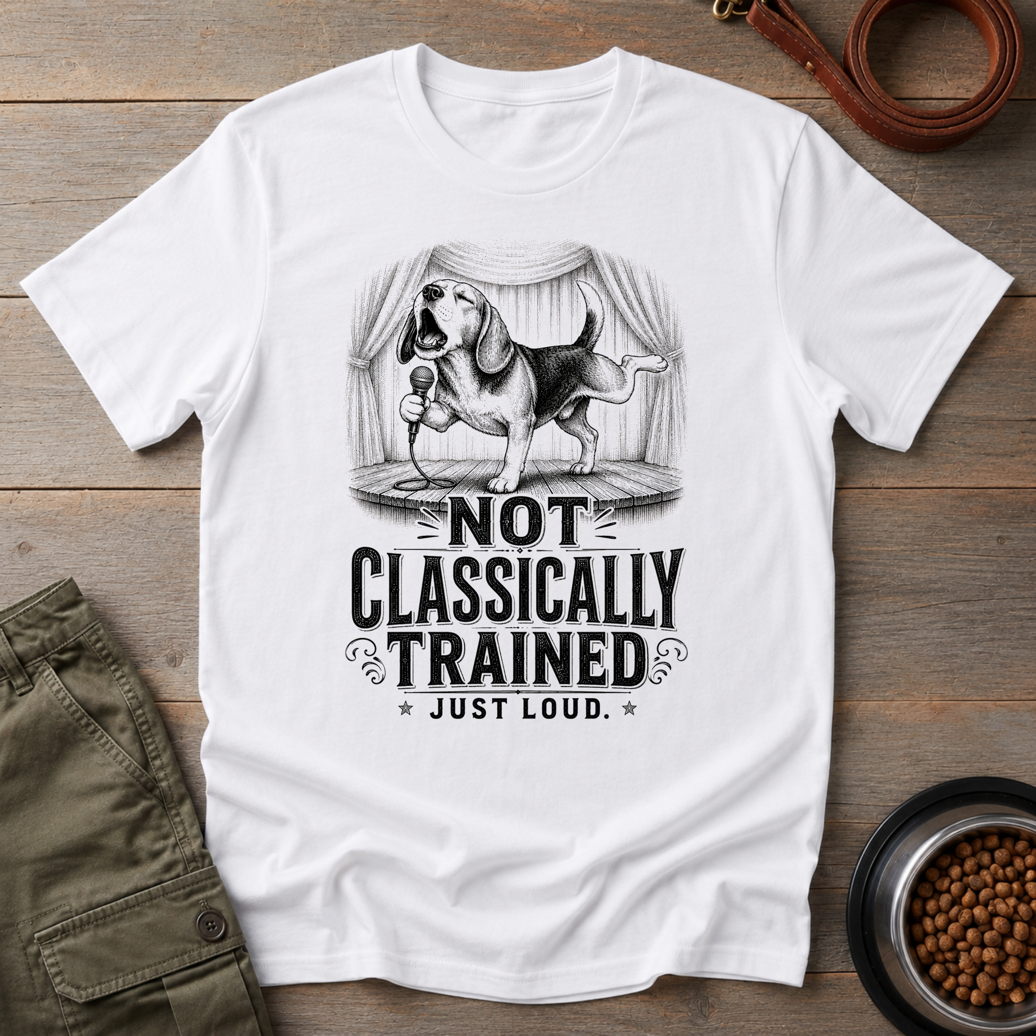 Beagle Not Classically Trained Tee