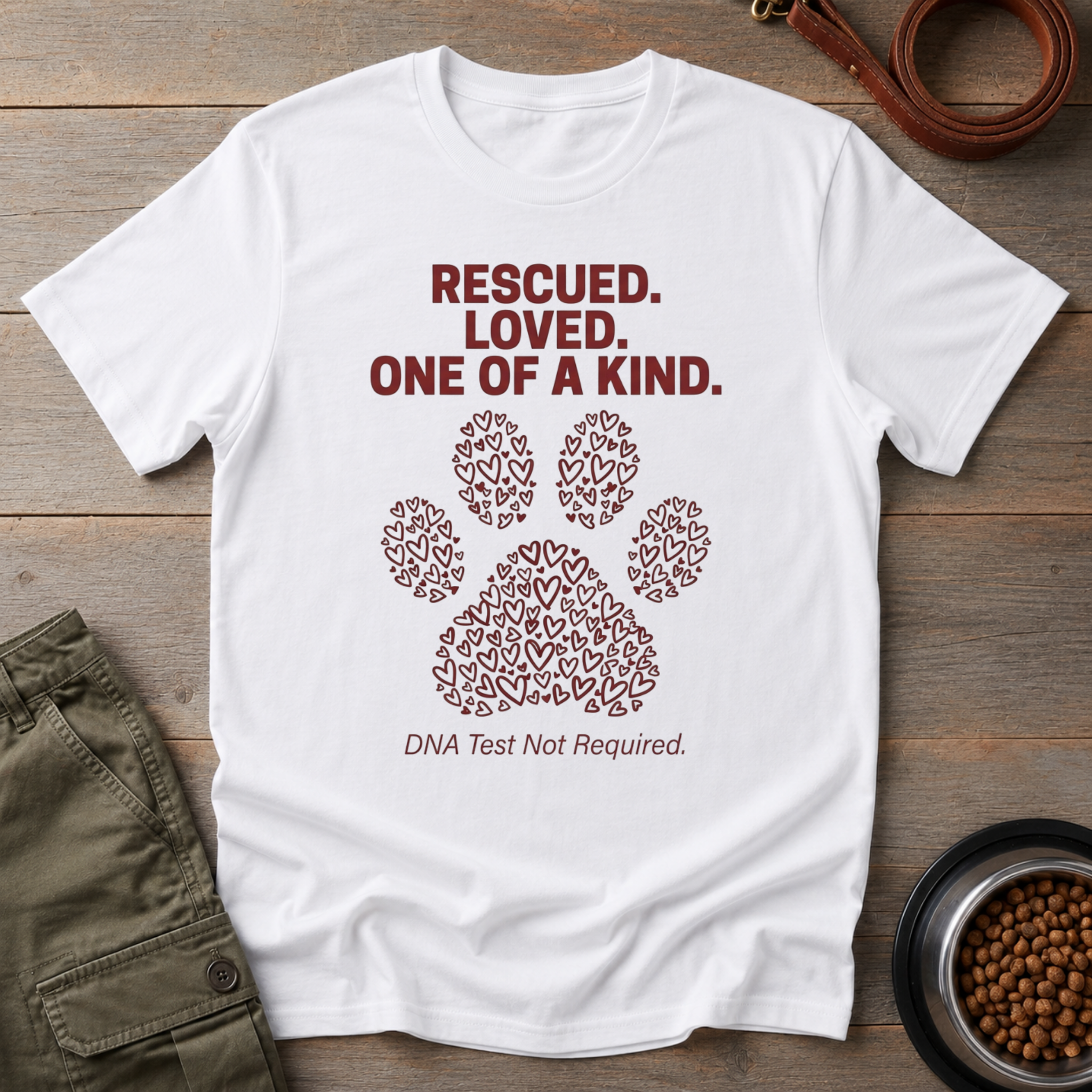 Rescued Loved One Of A Kind Tee