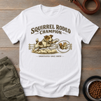 Jack Russell Terrier Squirrel Rodeo Champion Tee