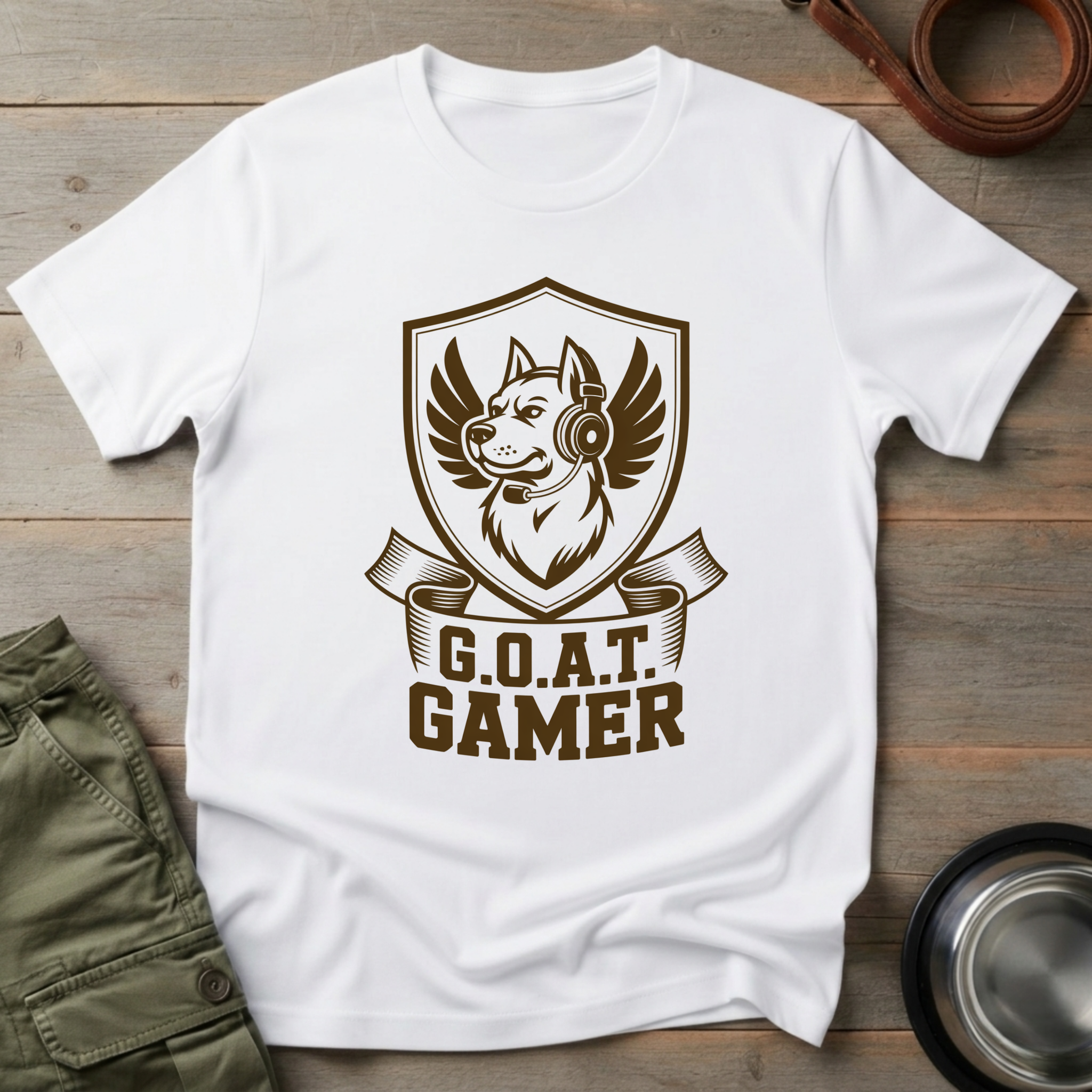 GOAT Gamer Dog Tee