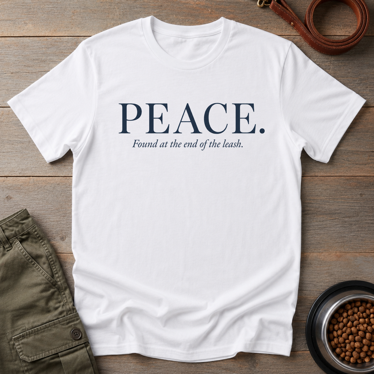 Leash Peace Dog Tee