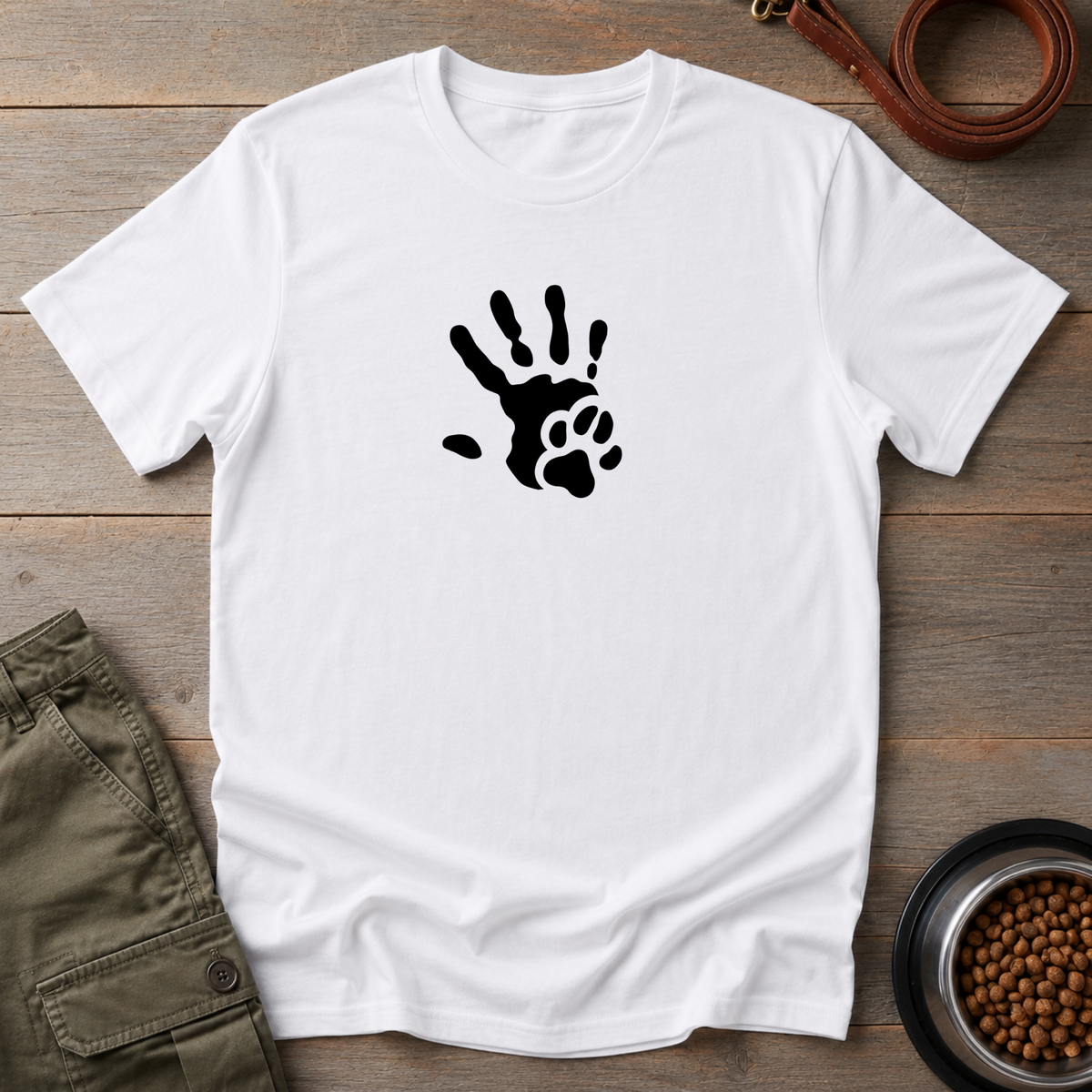 Hand Meets Paw Tee