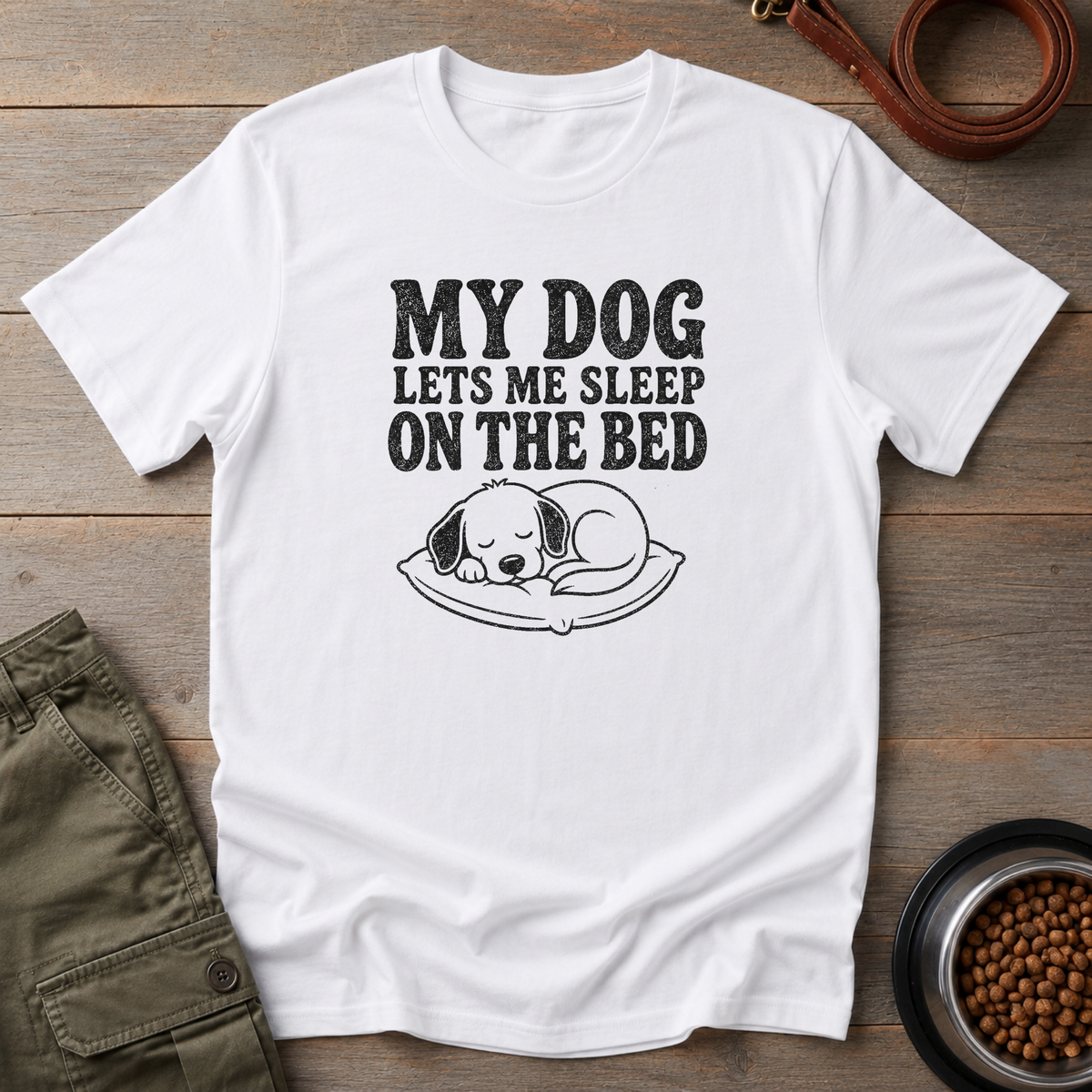Dog Lets Me Sleep Tee