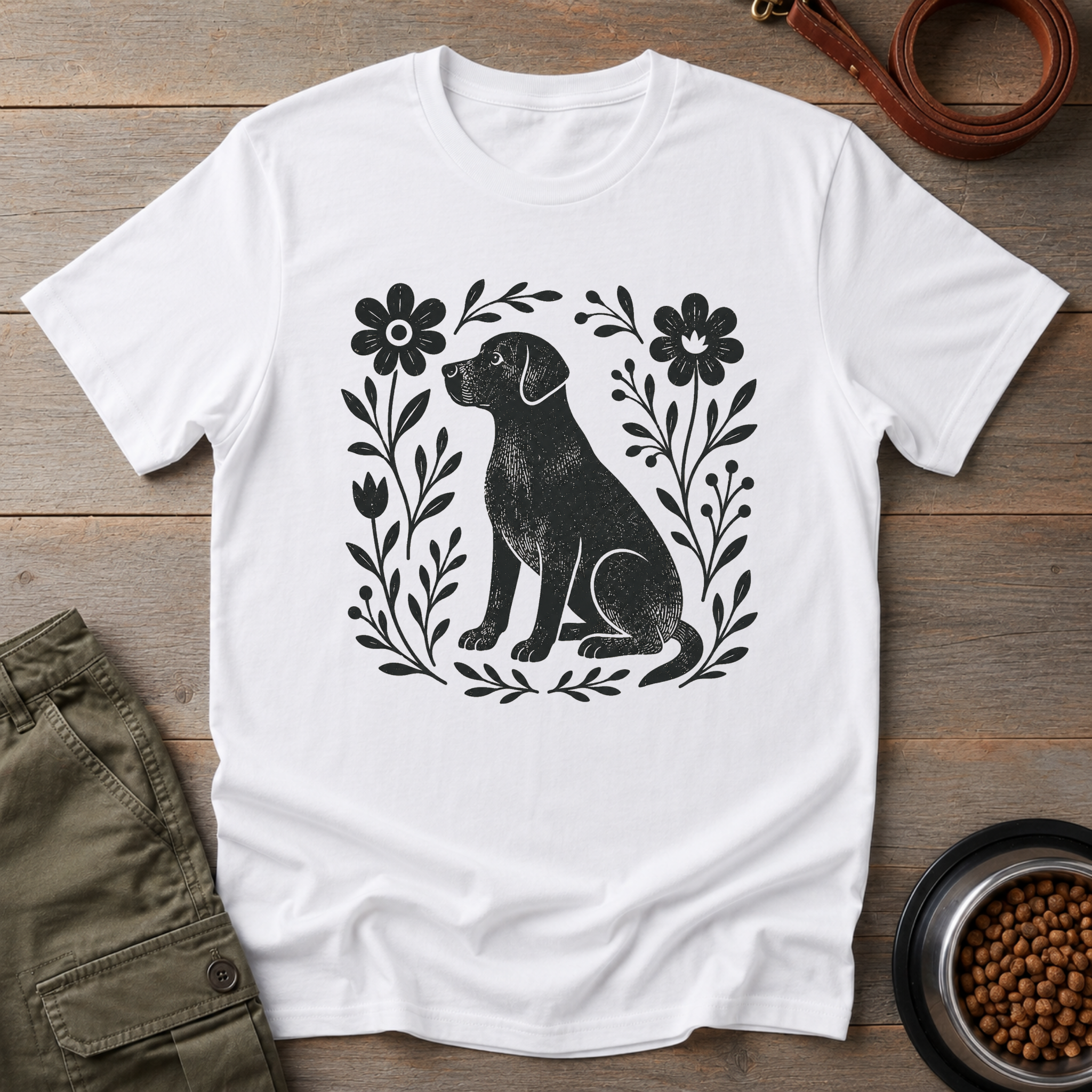 Cottagecore Dog Tee
