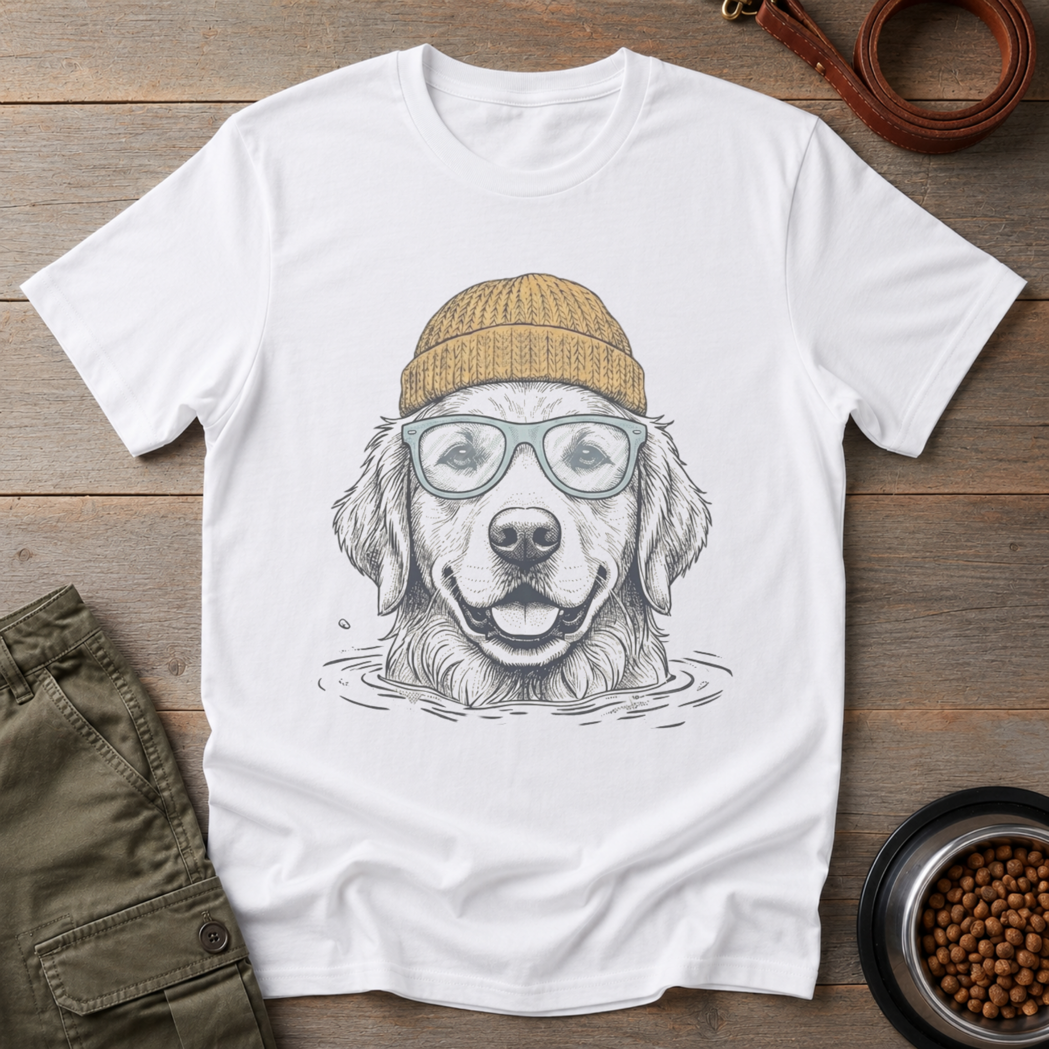 Golden Retriever The Lake Lover Tee