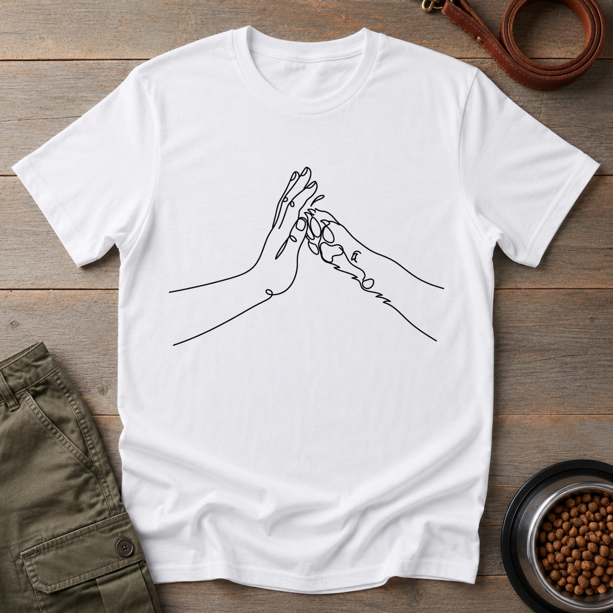 Dog Paw High Five Tee