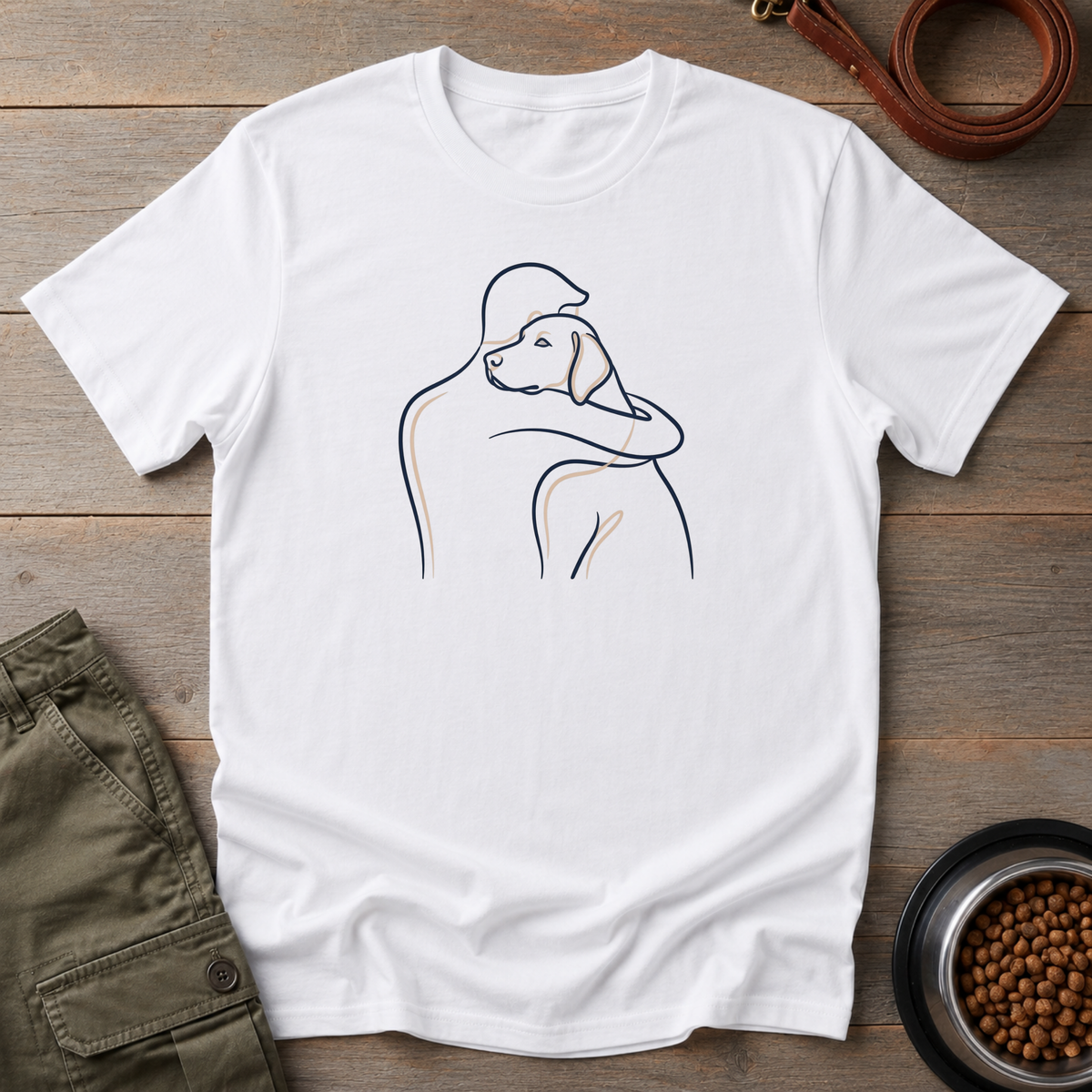 Dog Hugging Tee