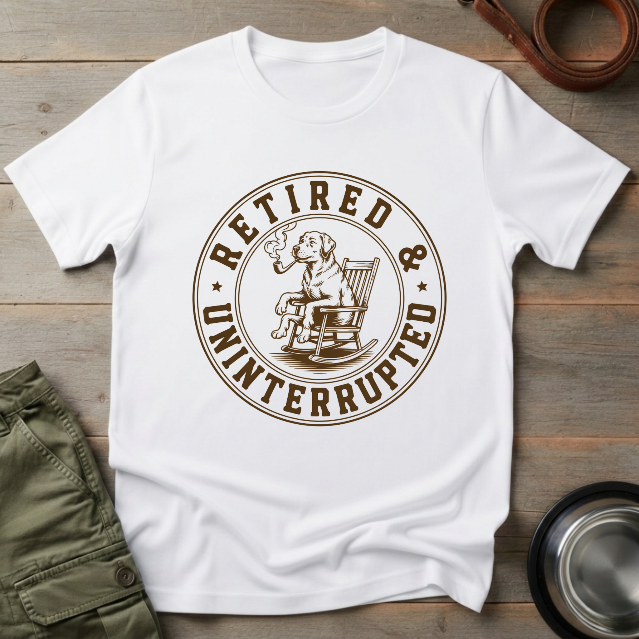 Retired & Uninterrupted Tee