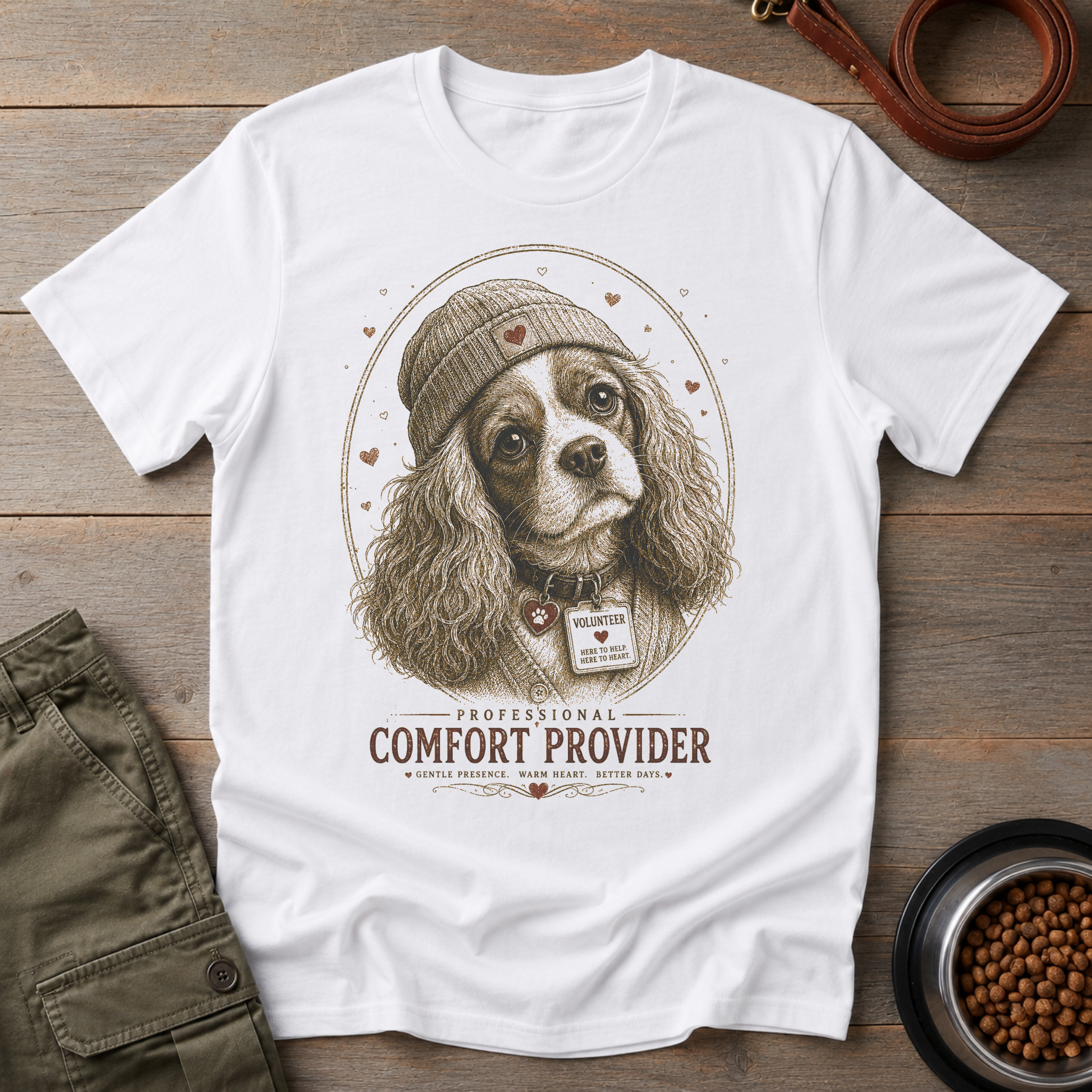 Cavalier King Charles Comfort Provider Tee
