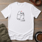 Dog Love Line Art Tee