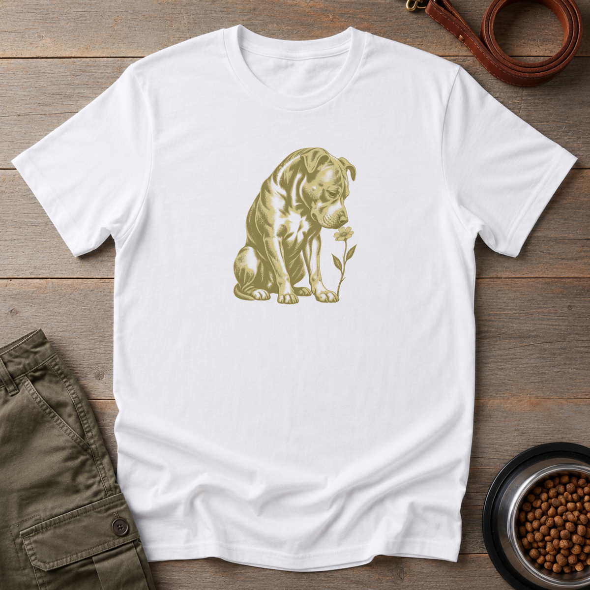 Flower Dog Portrait Tee