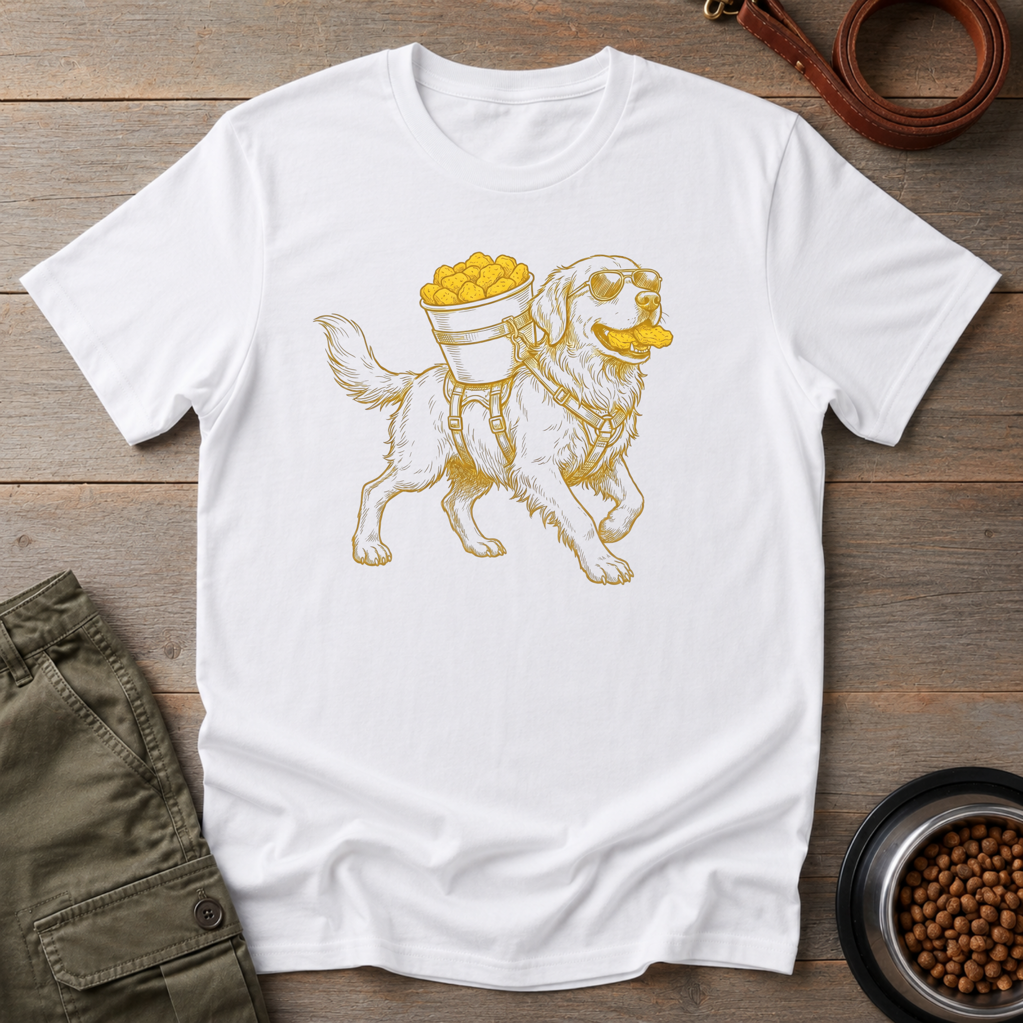 Golden Retriever Nuggets Are My Love Tee