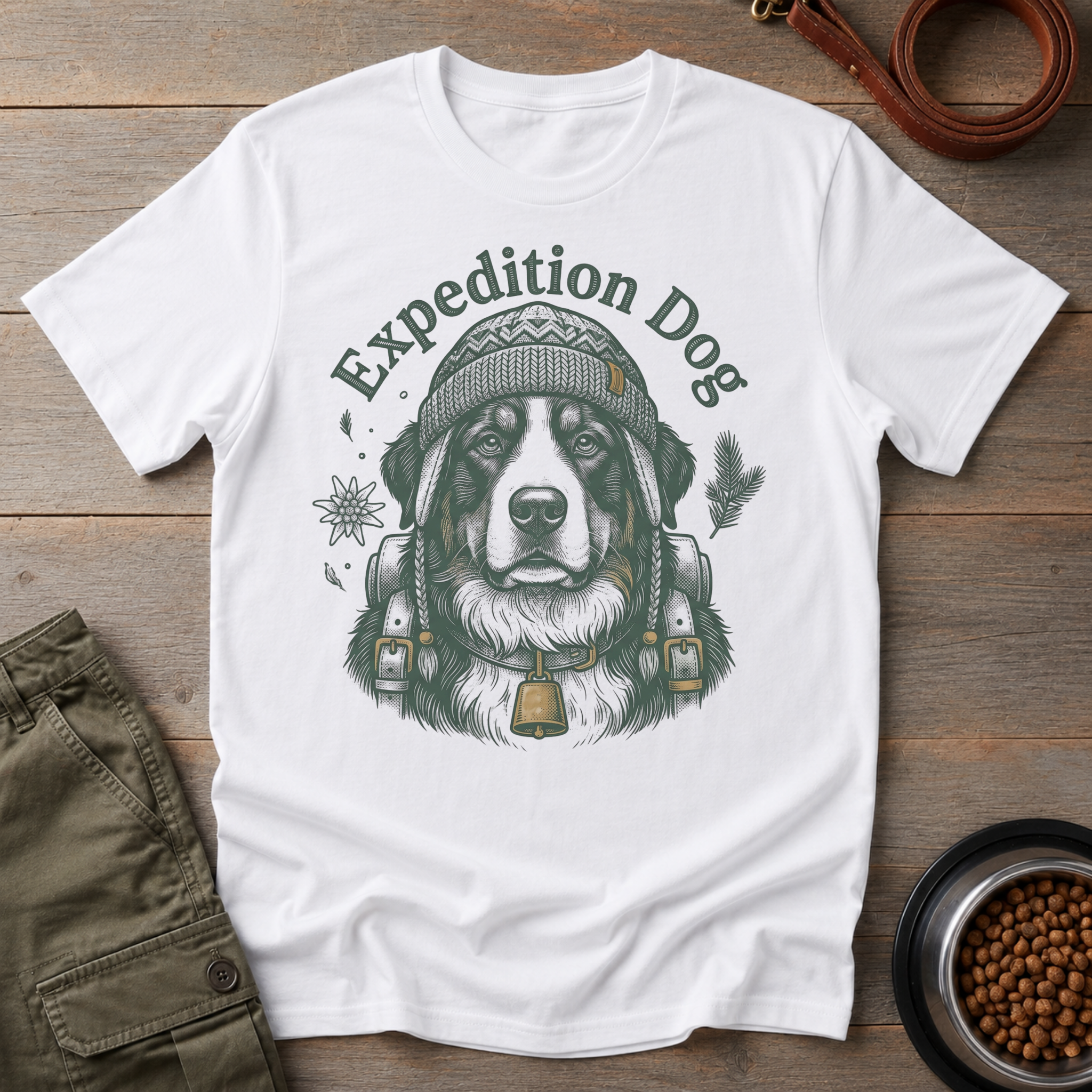 Bernese Mountain The Expedition Dog Tee