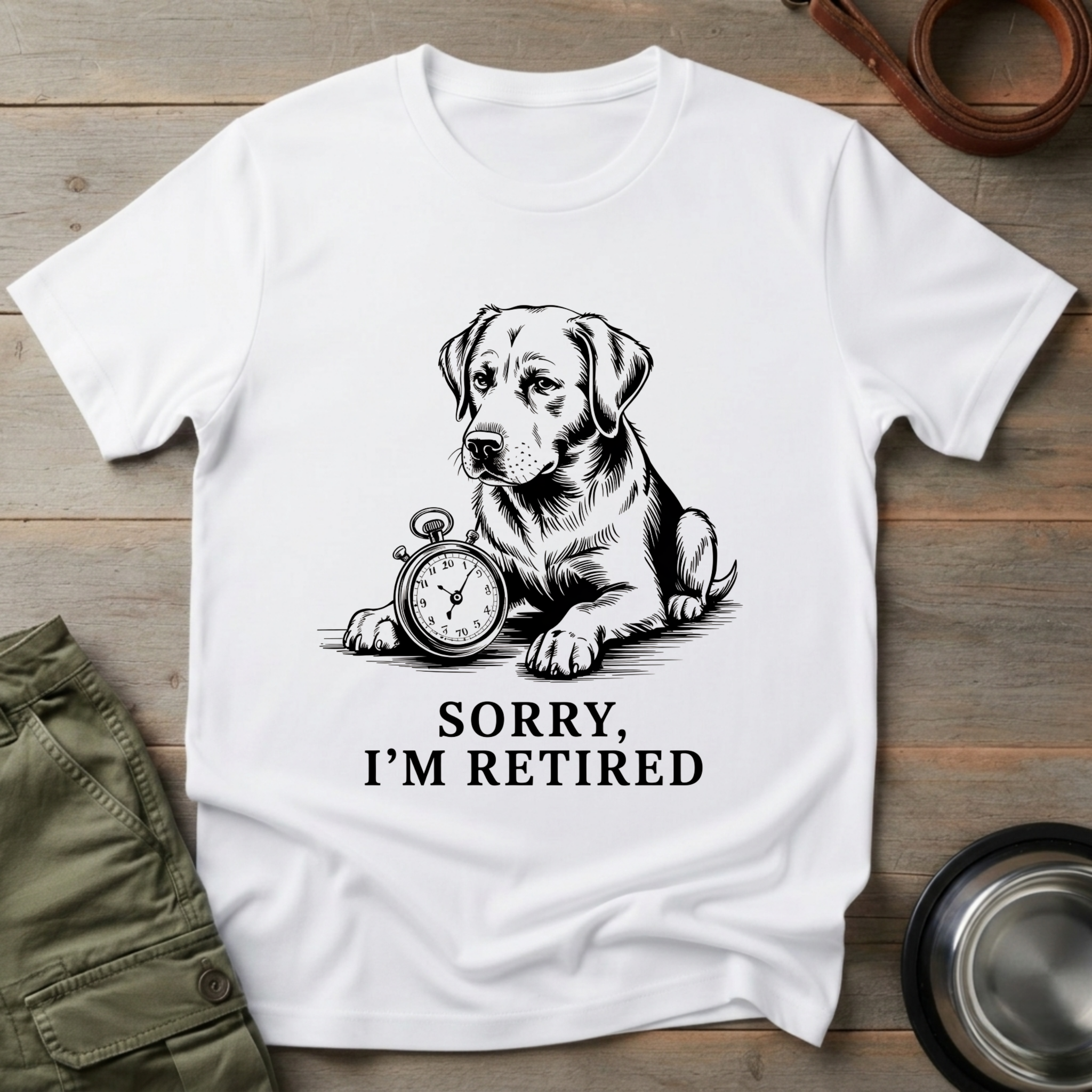 Sorry, I’m Retired Dog Tee