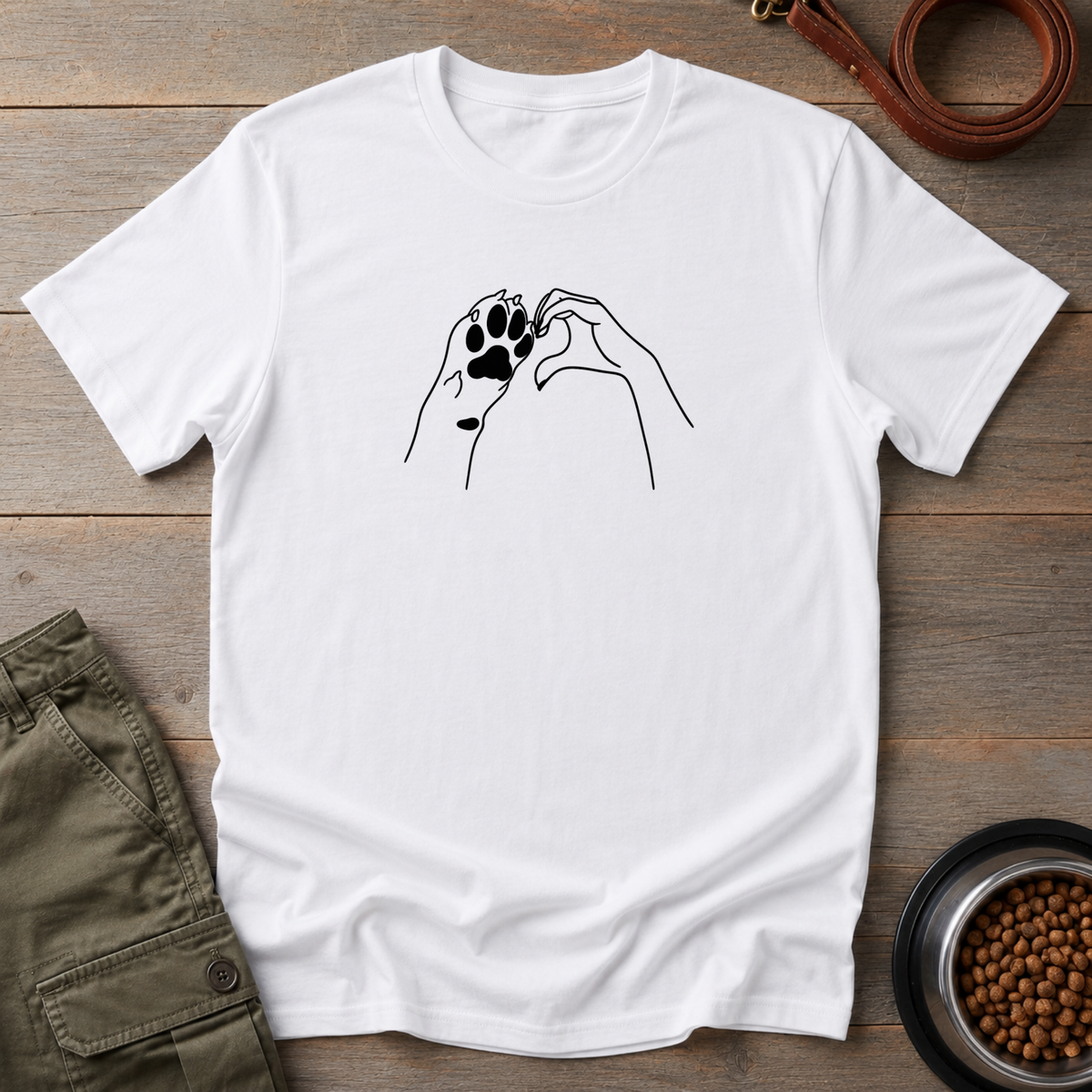 Paw Heart Gesture Tee