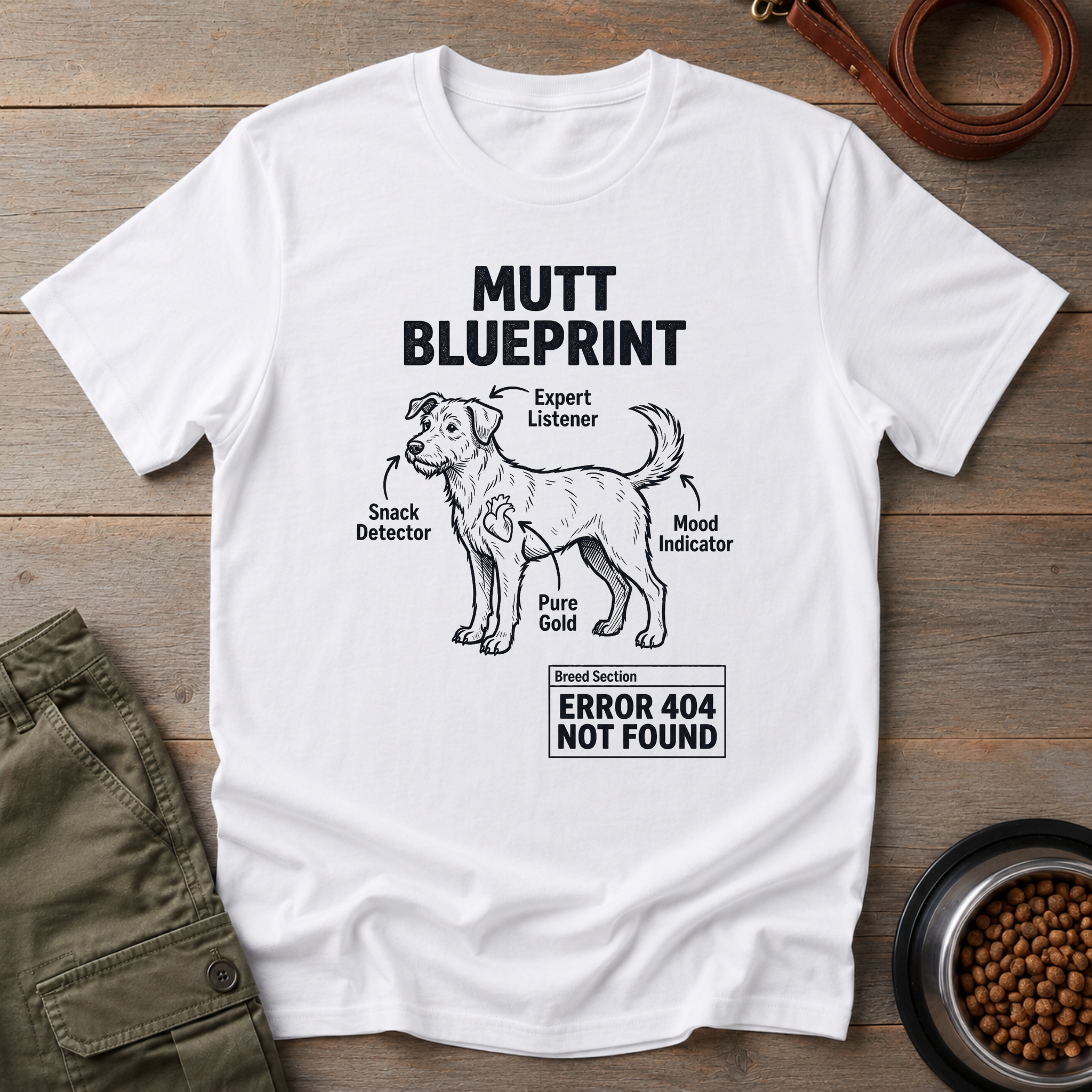 Blueprint Of A Mutt Tee