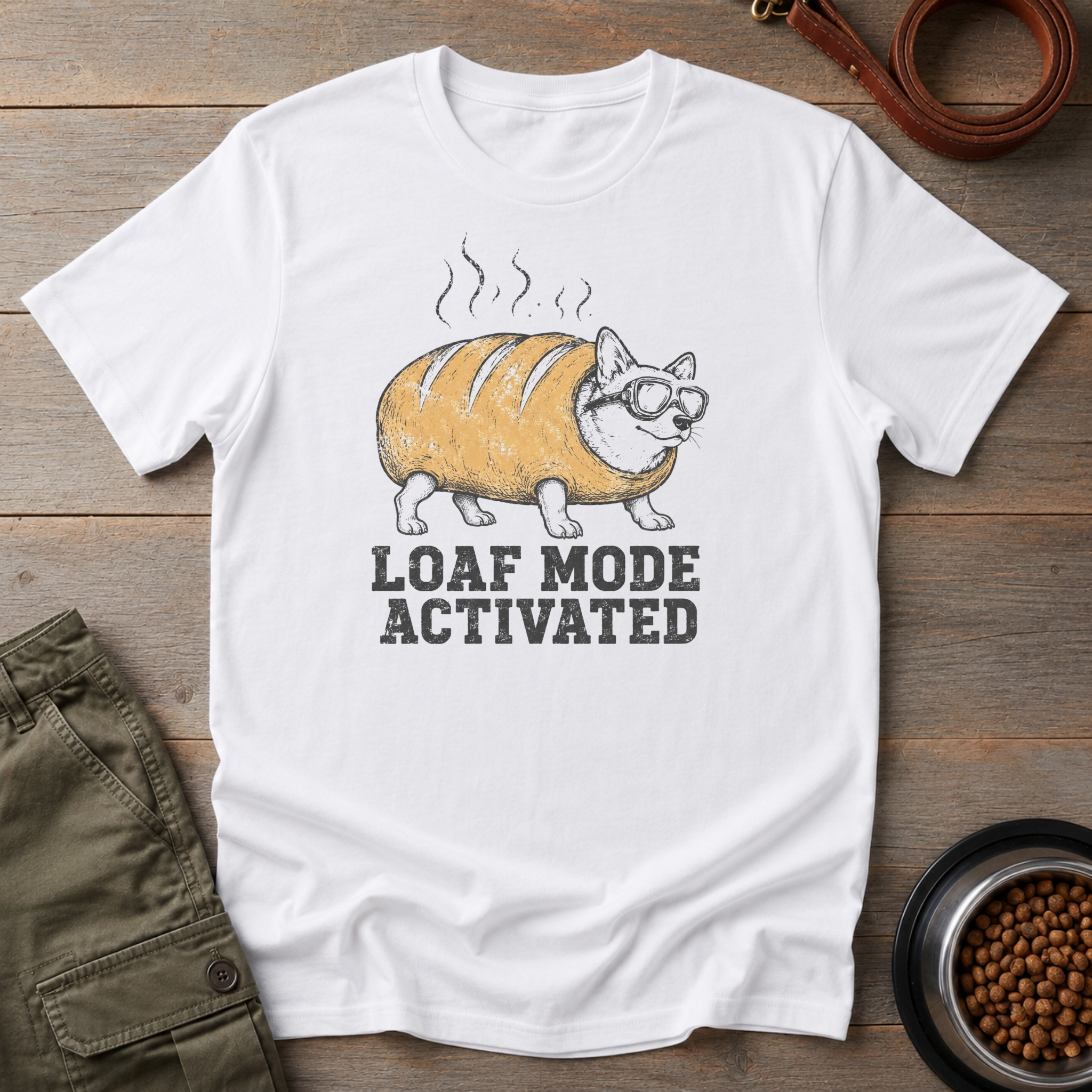 Corgi Loaf Mode Activated Tee