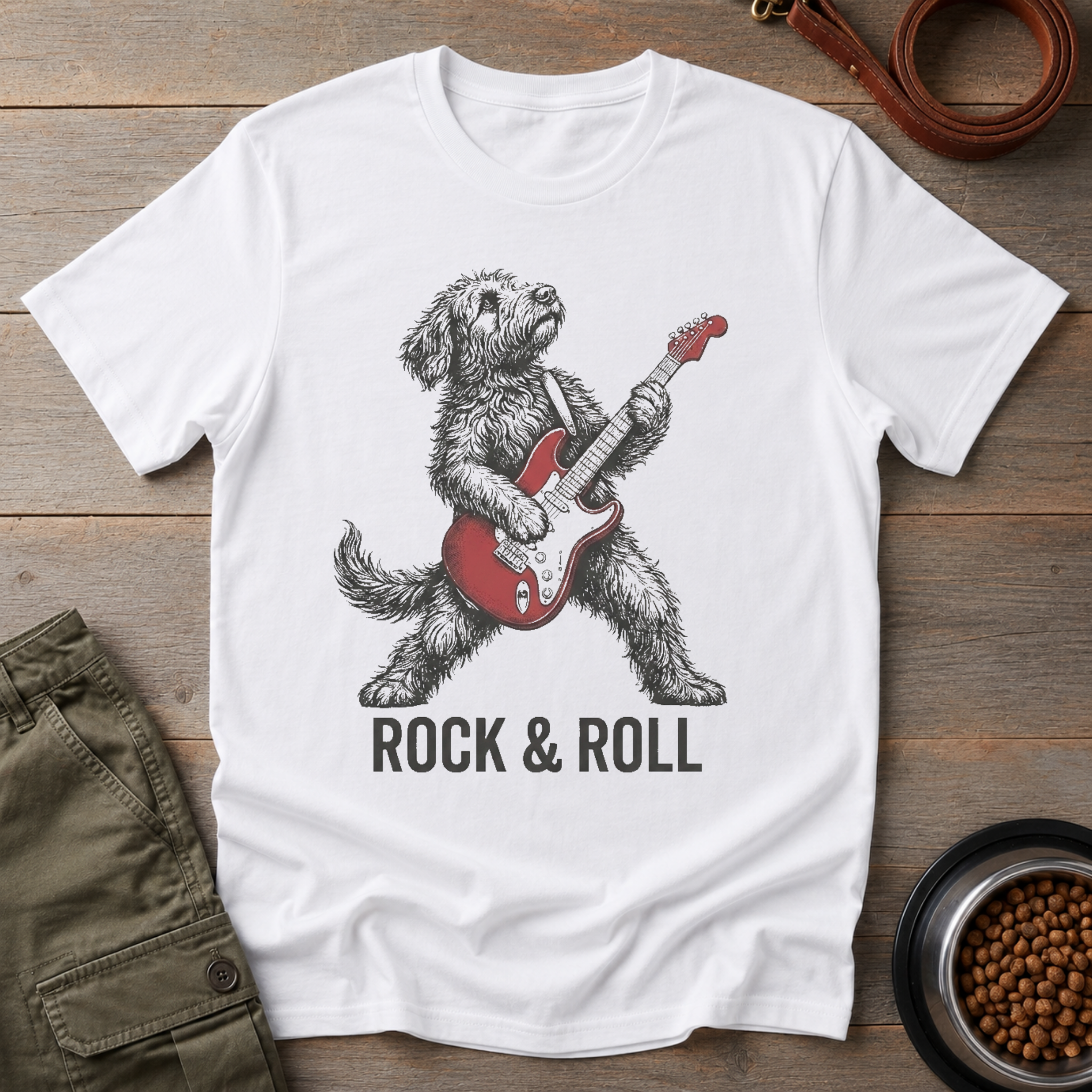 Labradoodle Rock and Roll Tee