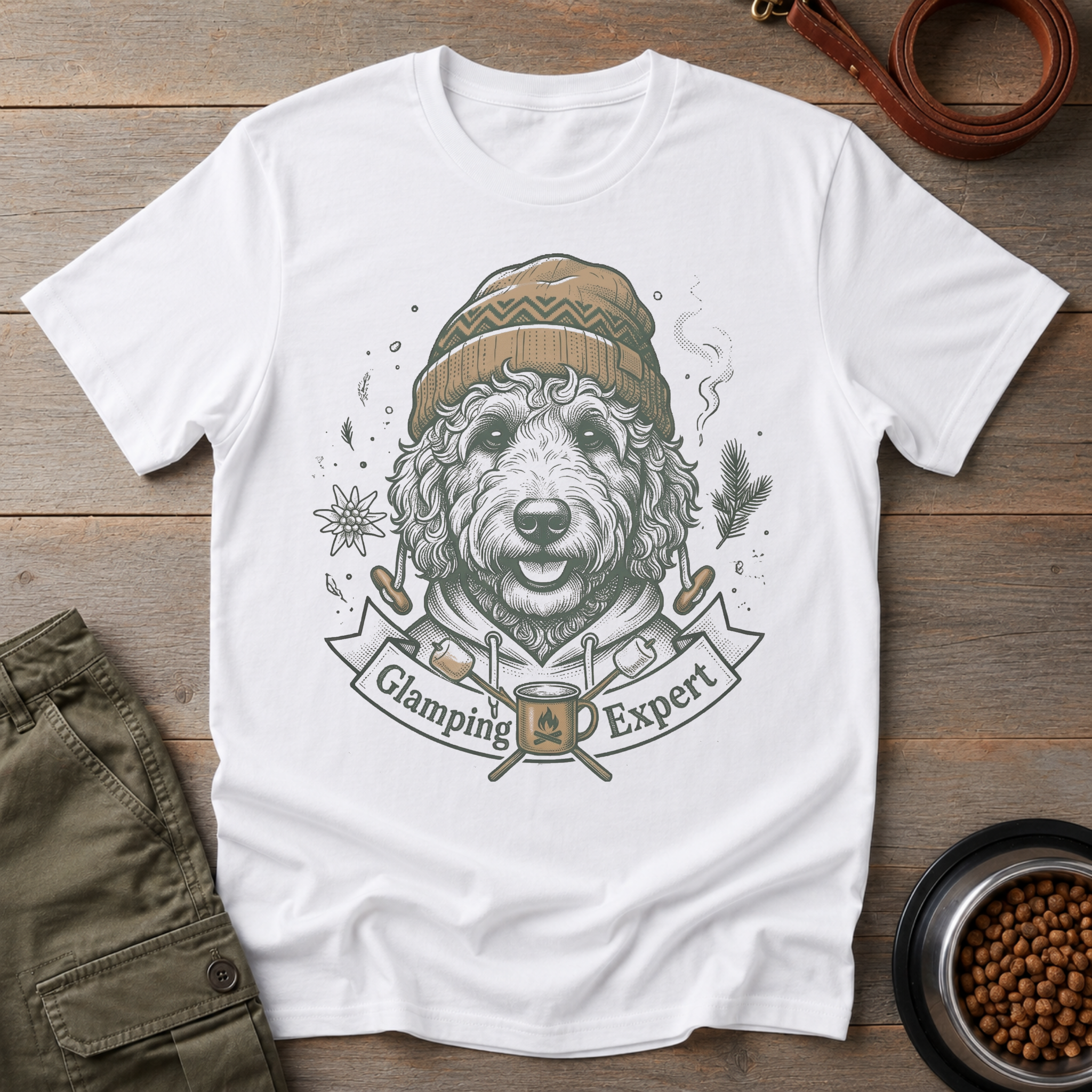 Labradoodle The Glamping Expert Tee