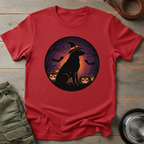 Witchy Dog Halloween Tee