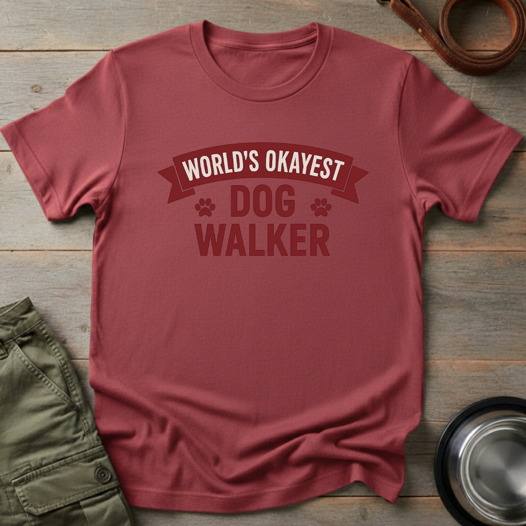 World’s Okayest Dog Walker Tee
