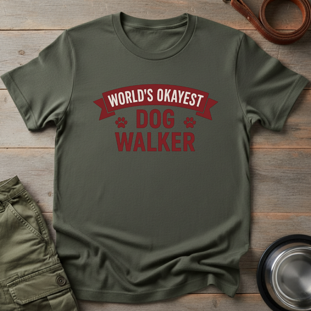 World’s Okayest Dog Walker Tee