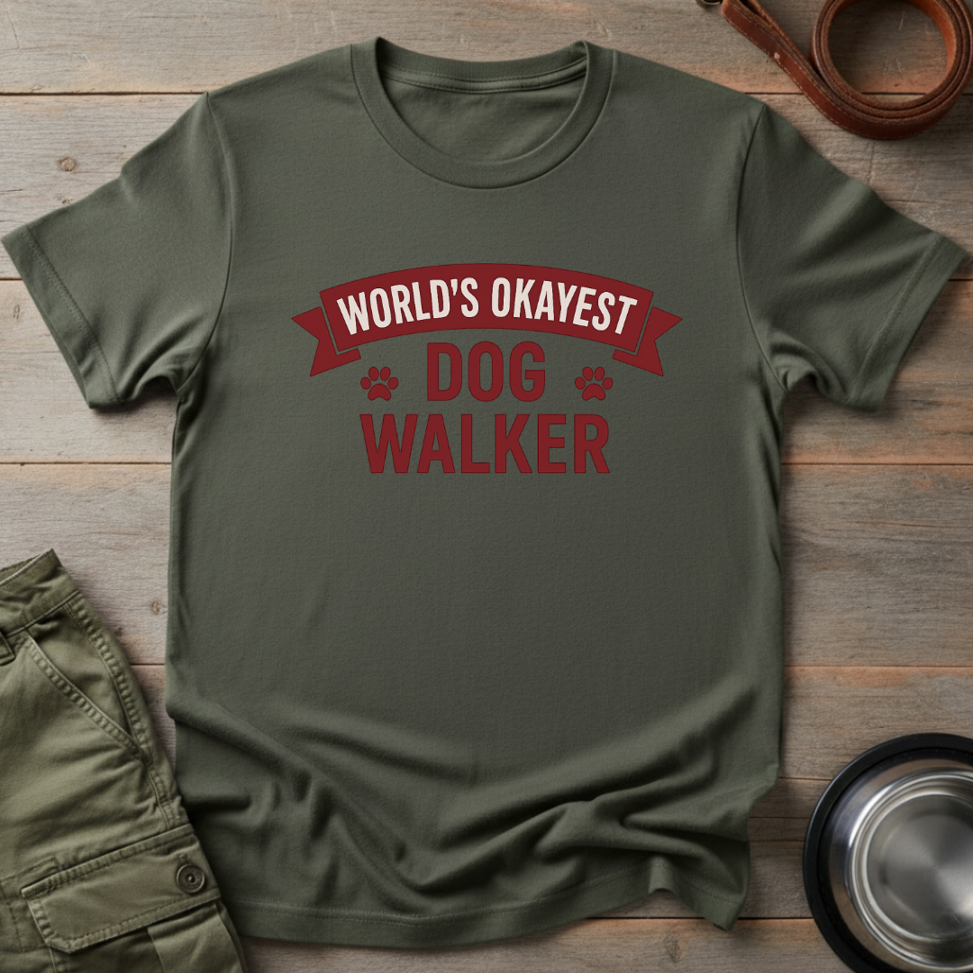World’s Okayest Dog Walker Tee