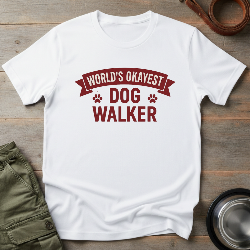 World’s Okayest Dog Walker Tee