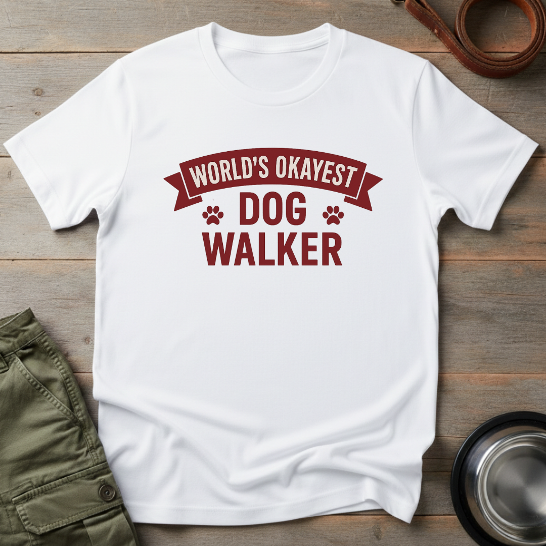 World’s Okayest Dog Walker Tee